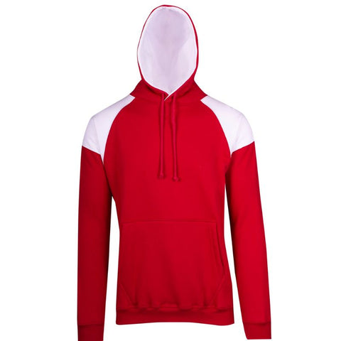 Mens Shoulder Contrast Zip Hoodie