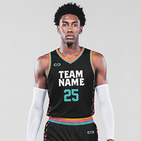 Custom Fiesta Street Core Reversible Basketball Singlet